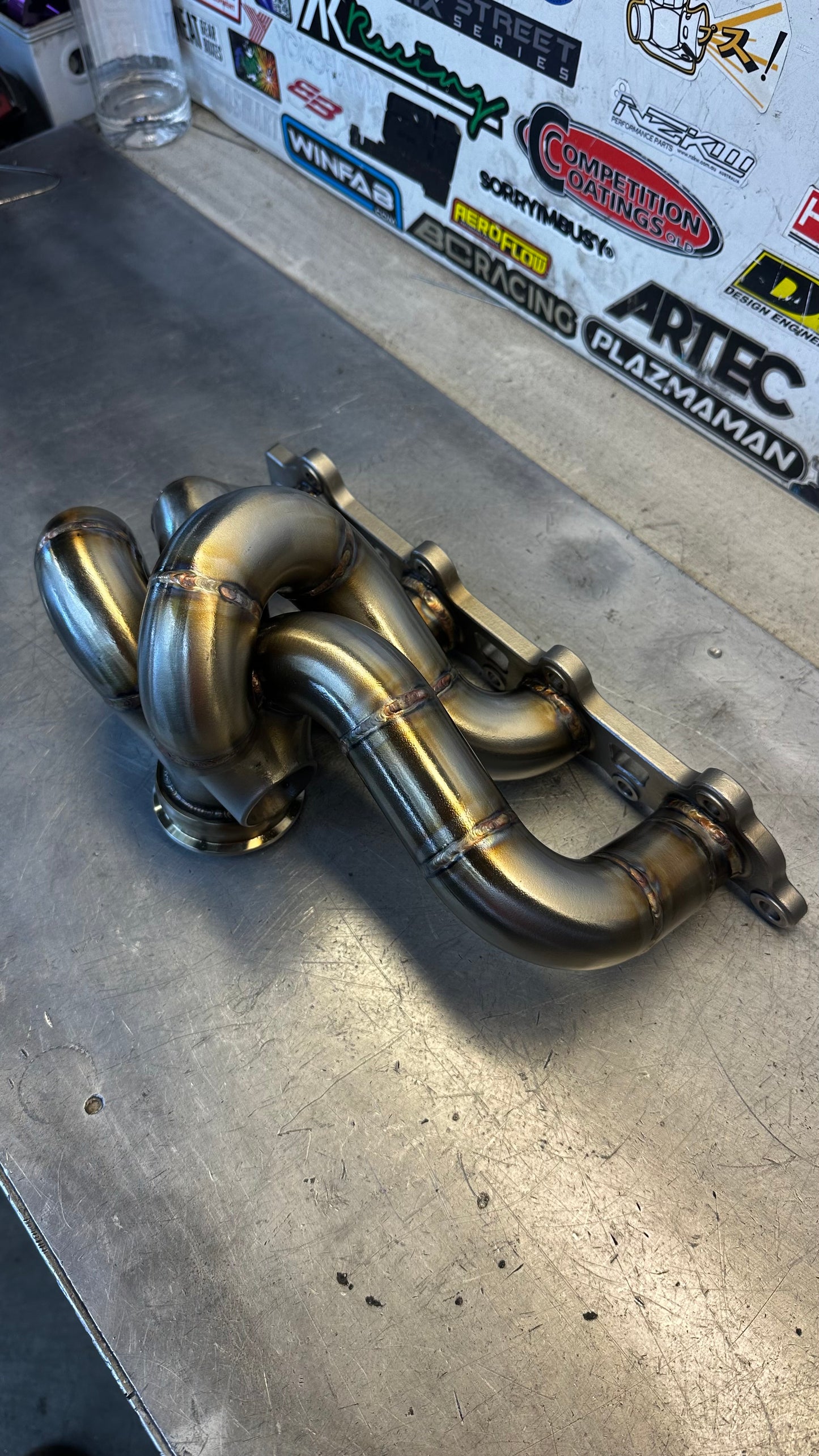 Compact Turbo manifold Mitsubishi EVO 1-3
