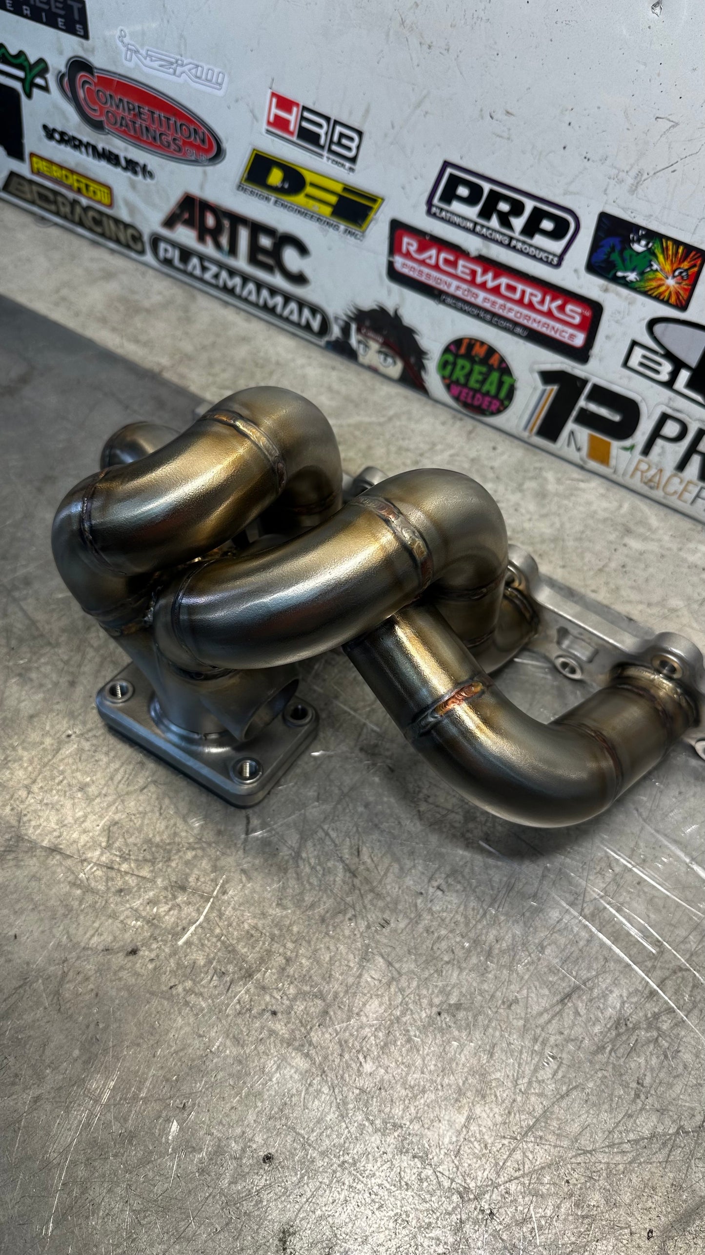 Compact T3 Turbo Manifold for 87-92 Mitsubishi Galant VR4 and EVO 1-3