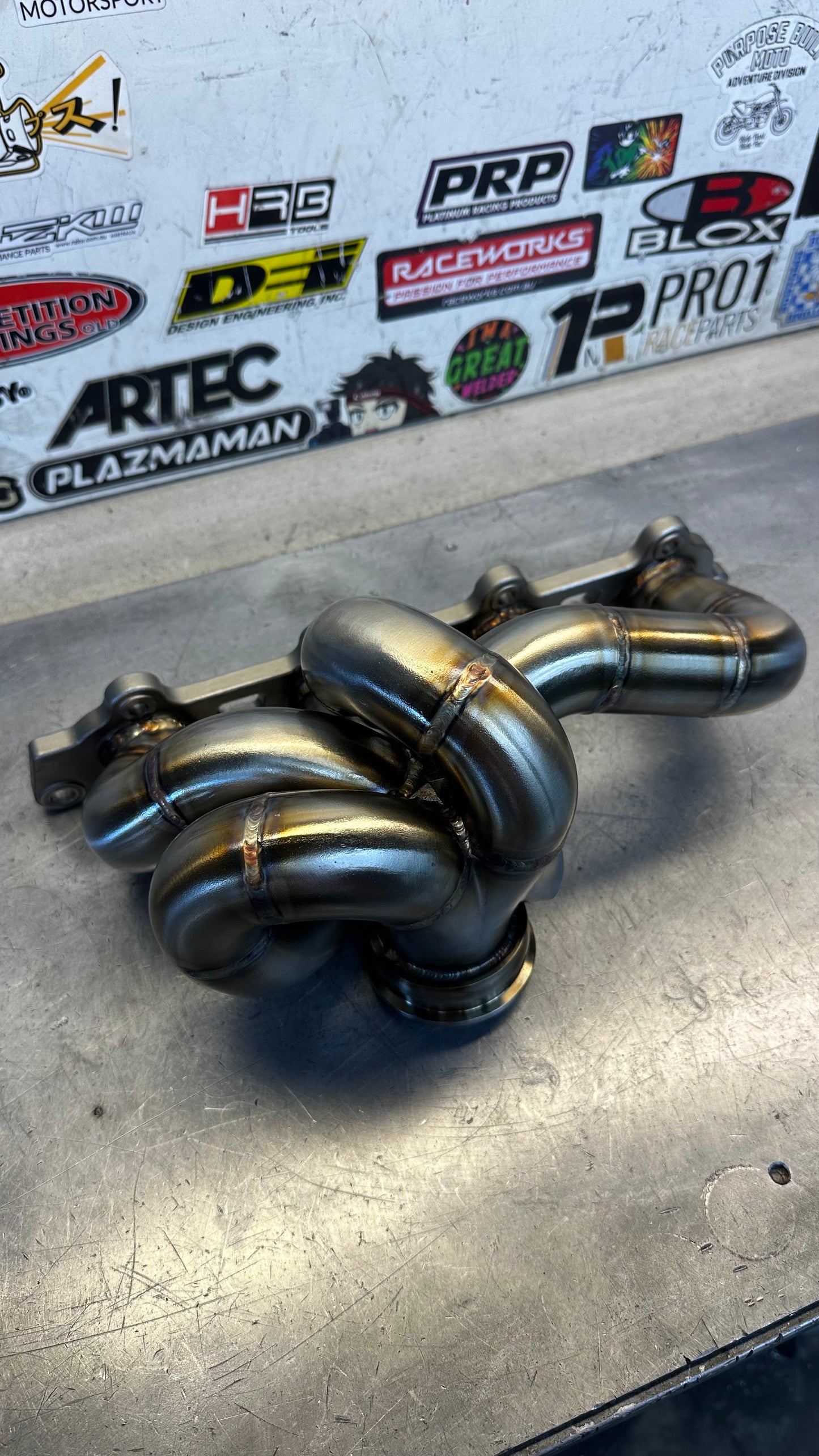 Compact Turbo manifold Mitsubishi EVO 1-3