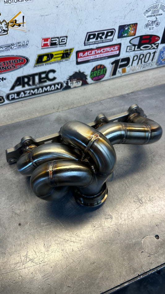 Compact Turbo manifold Mitsubishi EVO 1-3